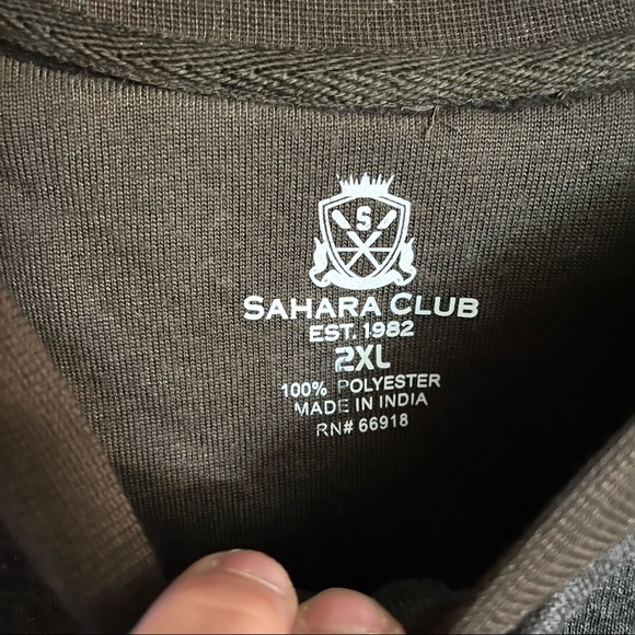 NWT Men's Sahara Club Henley Pullover Sweatshirt Size 2XL - Picture 3 of 5
